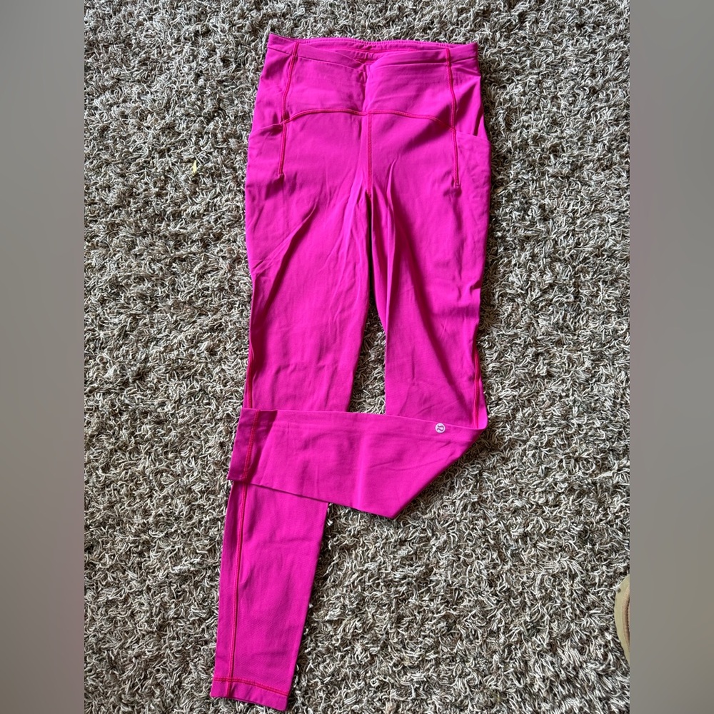lululemon athletica Hot Pink Leggings